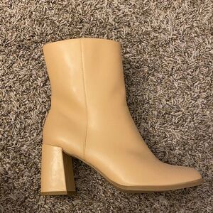 a new day Cream Heeled Boots